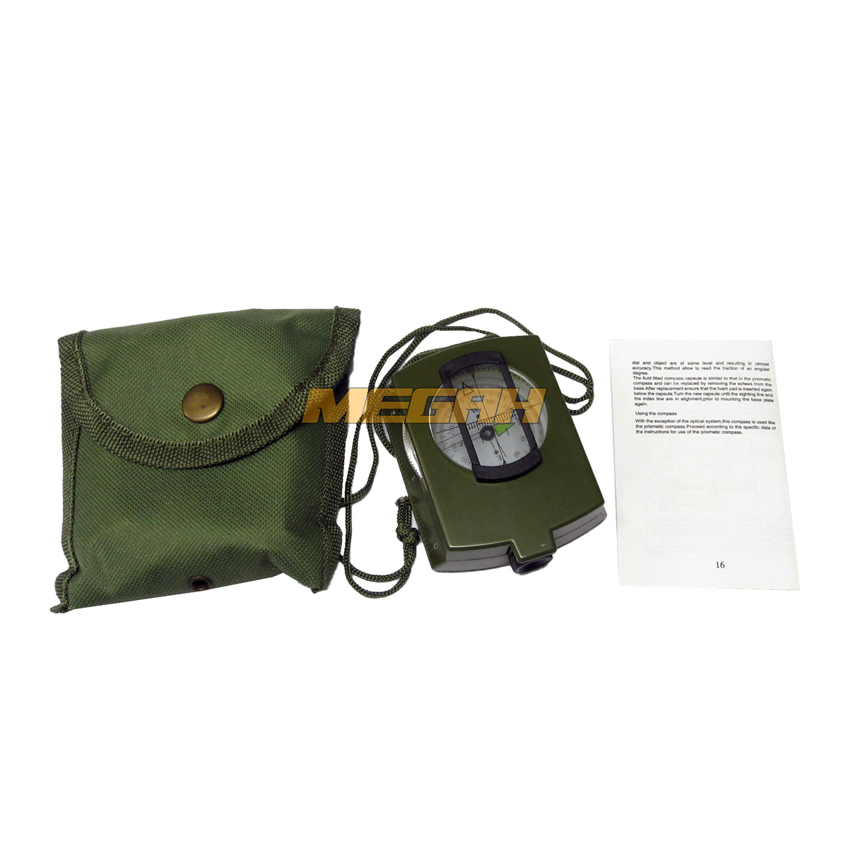 KOMPAS BESI MILITER K-80 BIDIK (LL035) - Megah Sport