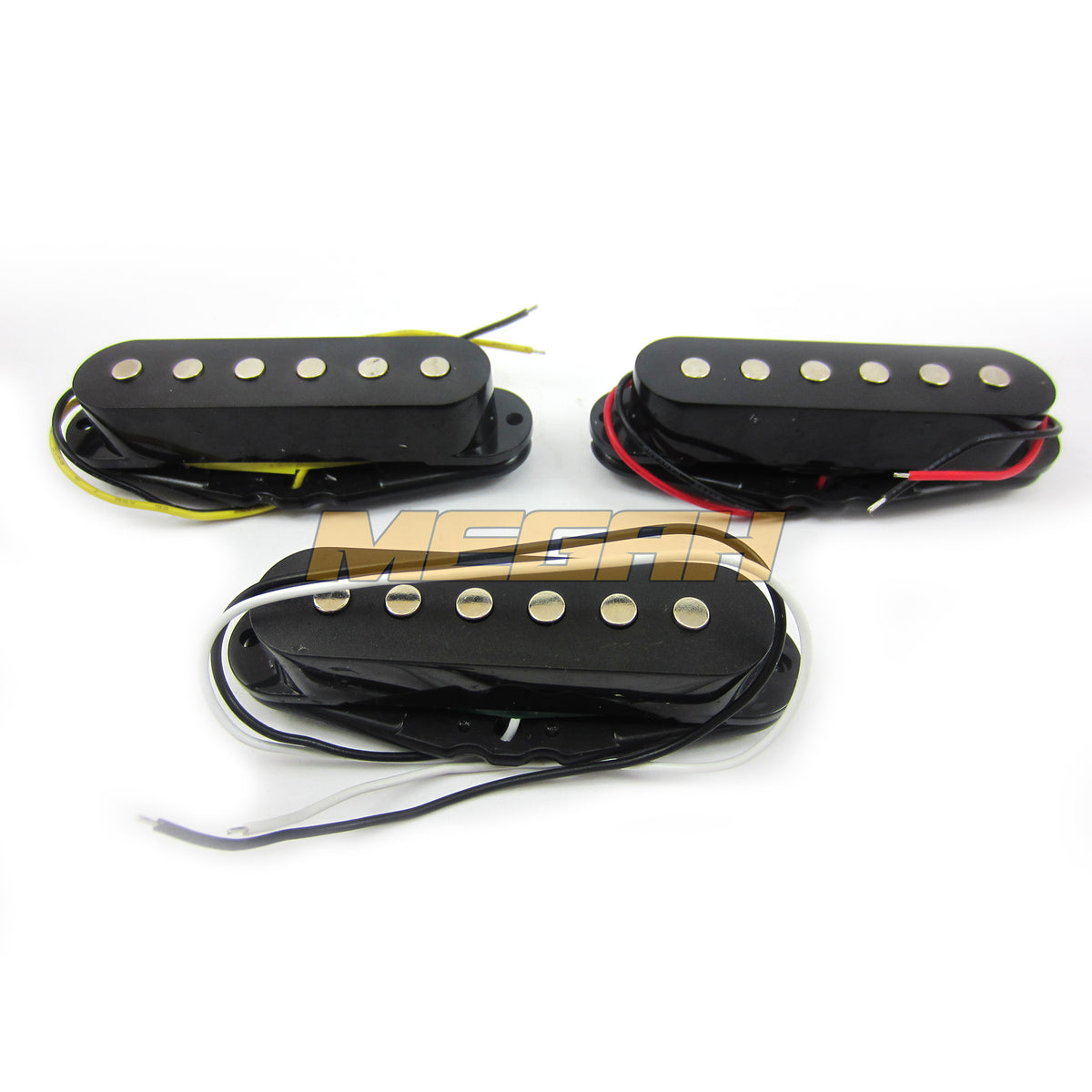 PICK UPS SINGLE 6 STRING SET (NECK, MEDIUM & BRIDGE)