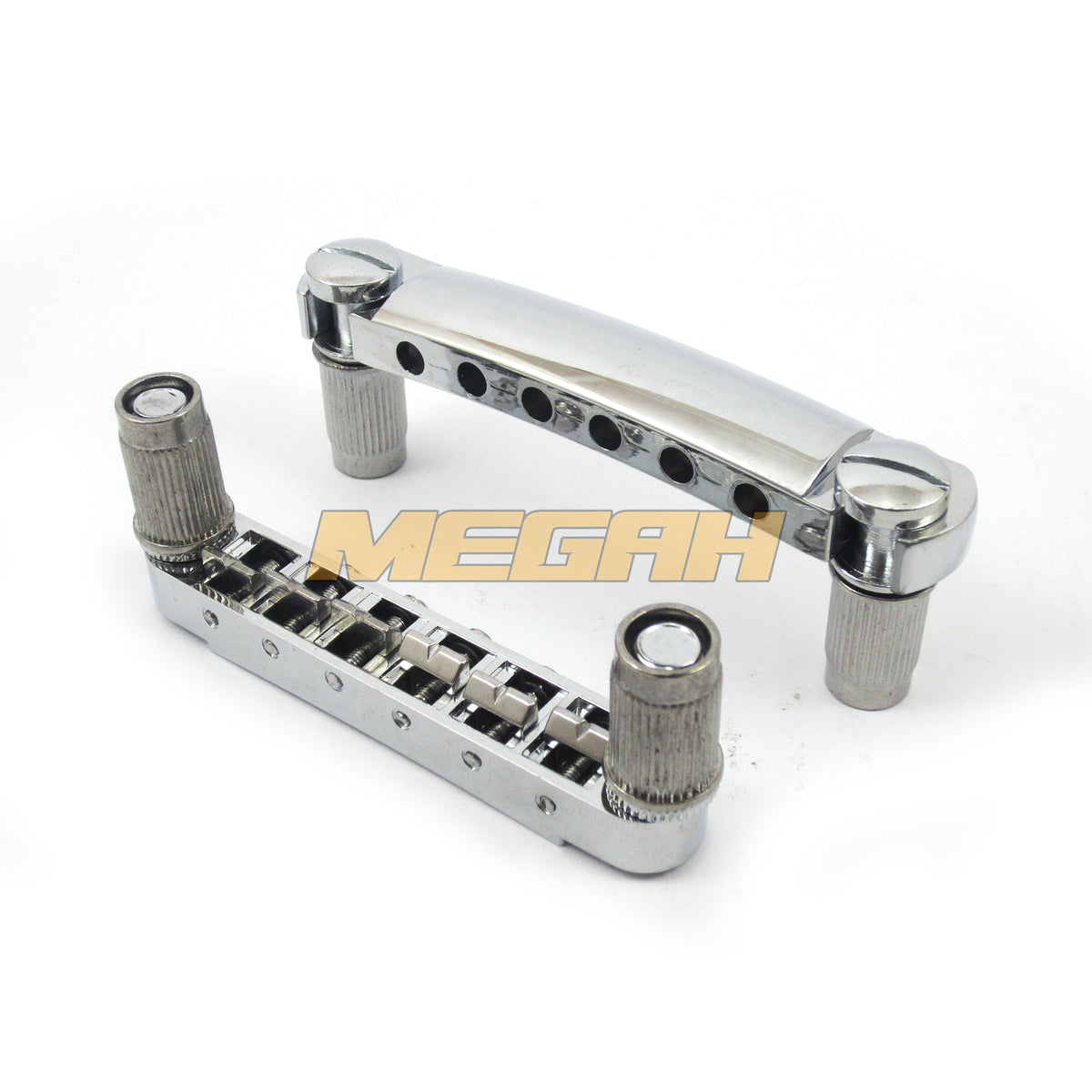 BRIDGE GIBSON 6 STRING - CHROME (AG090) - Megah Sport