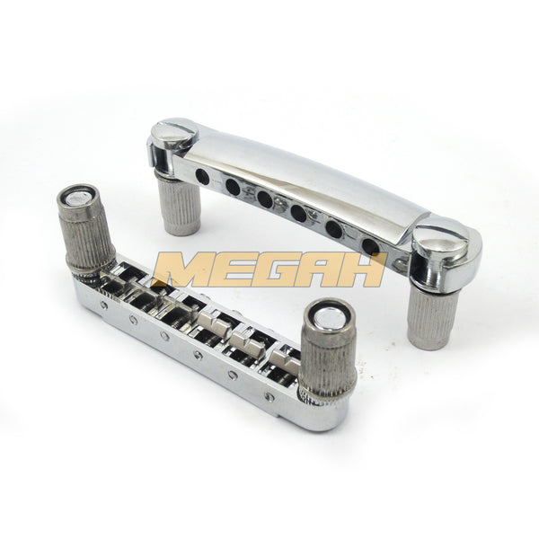 BRIDGE GIBSON 6 STRING - CHROME (AG090) - Megah Sport
