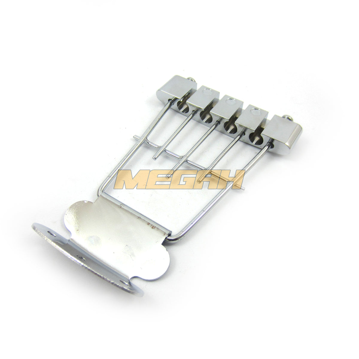 TAILPIECE BASS 4 STRING - CHROME (AG084) - Megah Sport Gambar utama produk