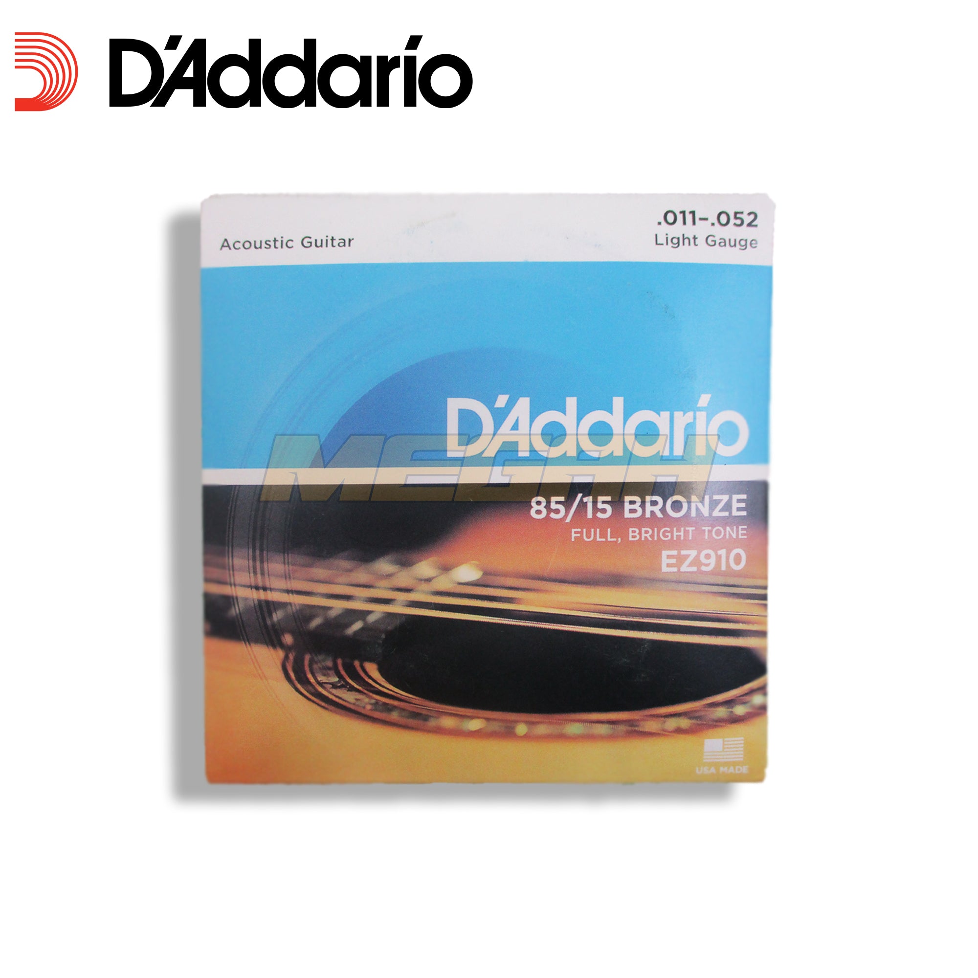 SENAR GITAR D'ADDARIO ACUSTIC EZ-910 (SG157) - Megah Sport