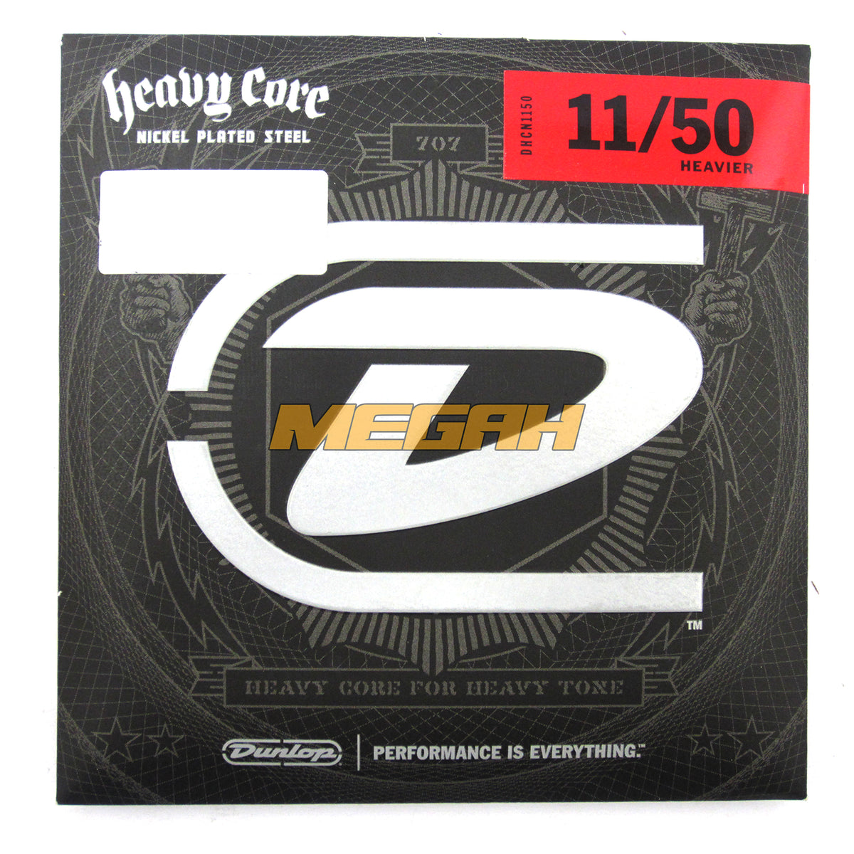 SENAR DUNLOP GITAR ELEKTRIK 11/50 HEAVY CORE (SG063) - Megah Sport