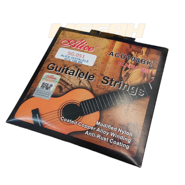 SENAR GUITALELE ALICE ACU 108 BK (SG051)