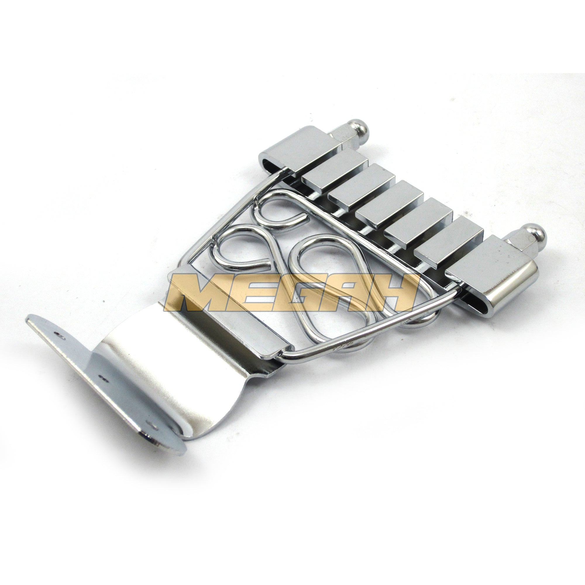 TAIL PIECE 6 STRING - CHROME (AG077) - Megah Sport