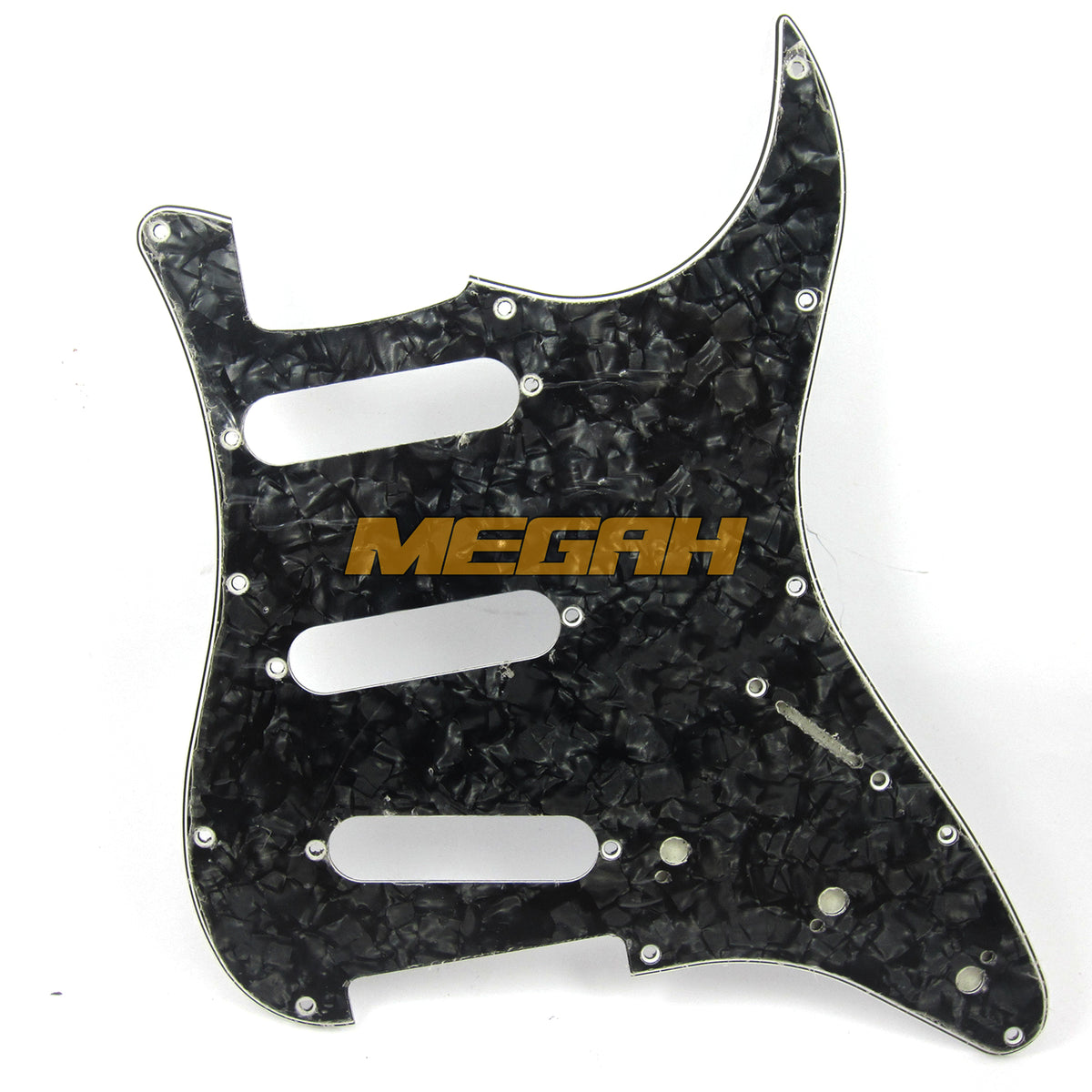 PICKGUARD STRATO CASTER - BLACK PEARL (AG324) - Megah Sport Gambar utama produk