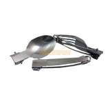 SENDOK GARPU PISAU LIPAT PORTABEL STAINLESS STEEL (LA148) - Megah Sport
