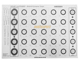 TARGET BENCHREST WRABF 25M MEGAH (INTERNATIONAL STANDARD 25 METER TARGET) (PE436) - Megah Sport