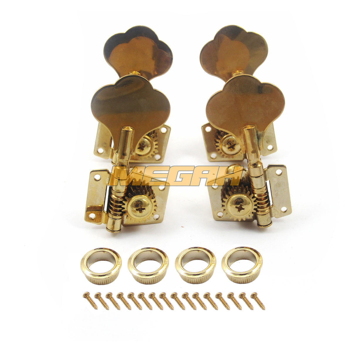 DRYER JAZZ BASS 4 STRING R2+L2 - GOLD (AG676) - Megah Sport