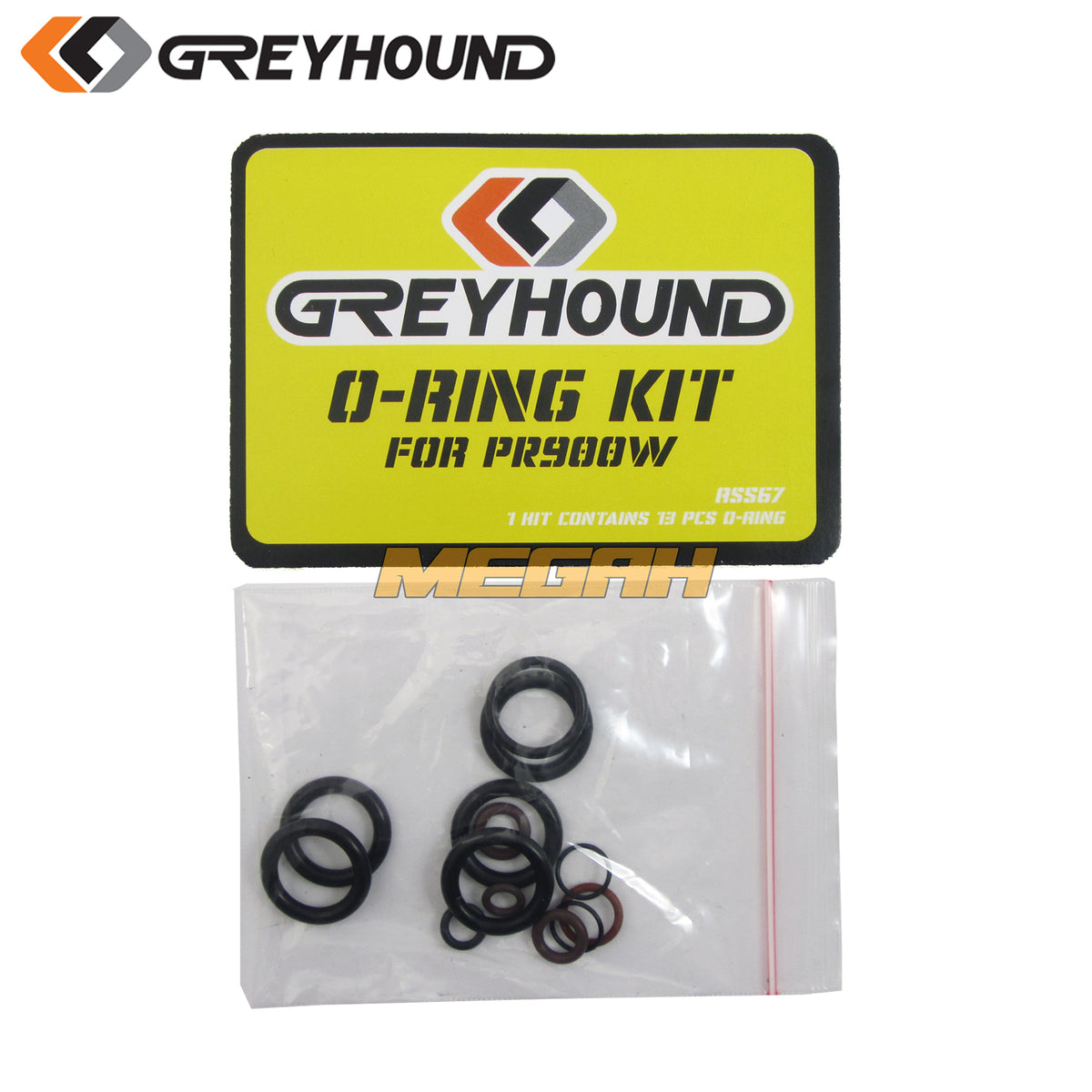 SPAREPART O RING KIT GREYHOUND PR900W (AS567) - Megah Sport