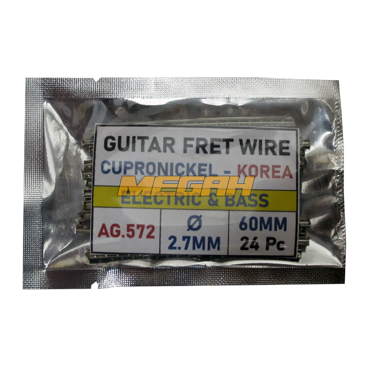 KAWAT FRET GITAR CUPRONICKEL KOREA - ELECTRIC & BASS (AG572) - Megah Sport Gambar utama produk