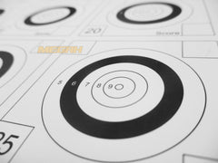 TARGET BENCHREST WRABF 25M MEGAH (INTERNATIONAL STANDARD 25 METER TARGET) (PE436) - Megah Sport