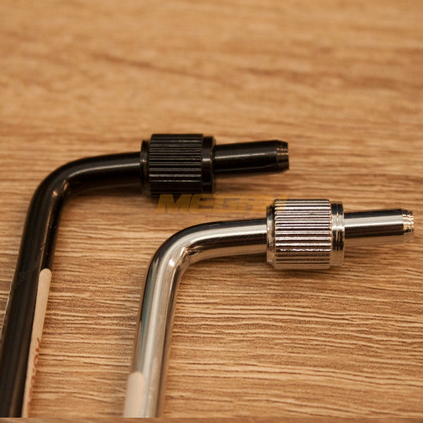 HANDLE TREMOLO NINGHUNG GITAR - BLACK & CHROME