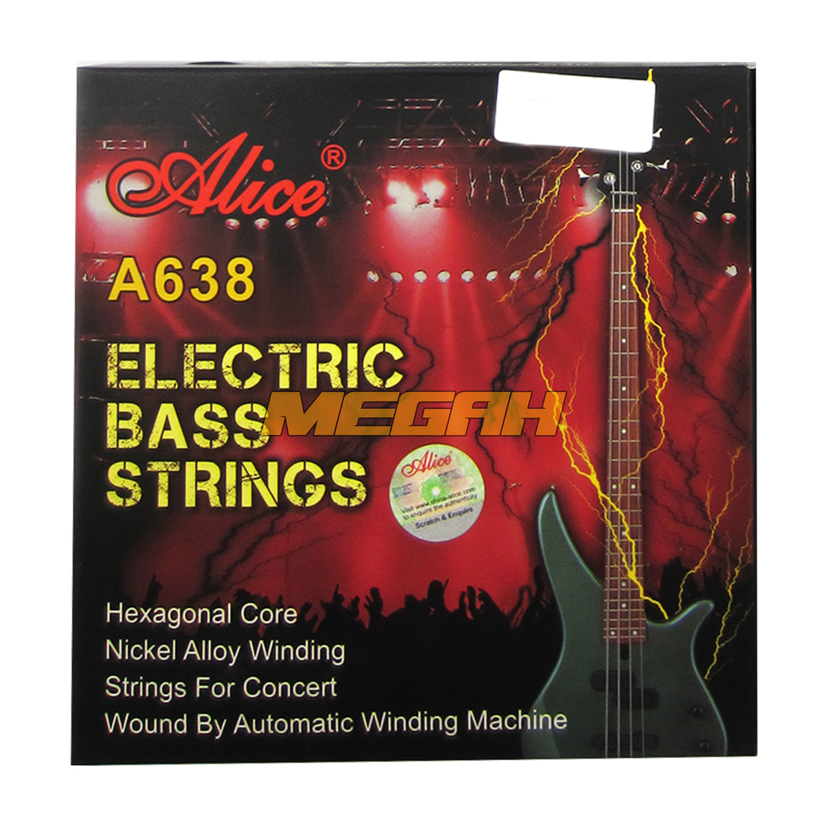 SENAR ALICE BASS AKUSTIK A638-M - 4 STRING (SG208) - Megah Sport