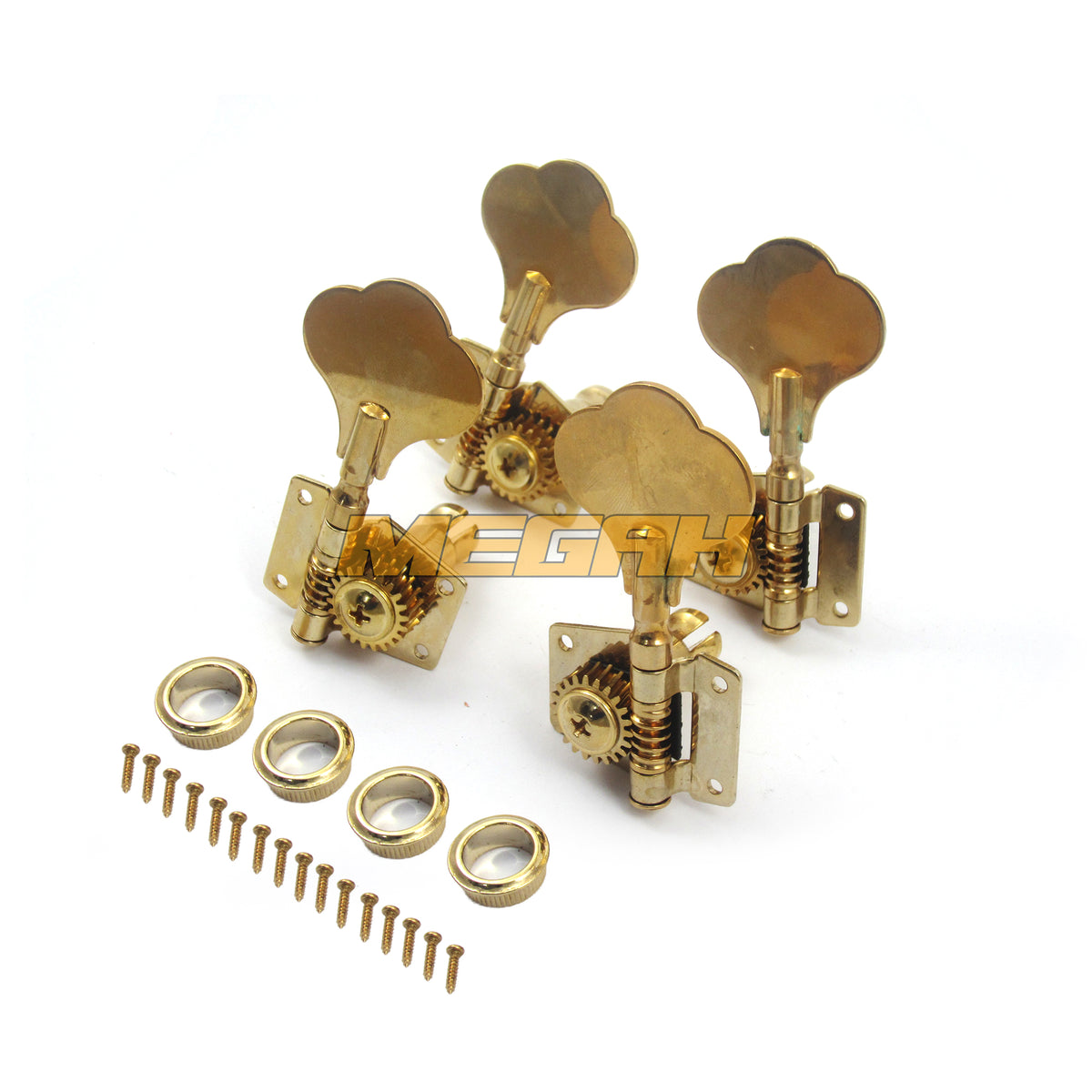 DRYER JAZZ BASS 4 STRING R2+L2 - GOLD (AG676) - Megah Sport