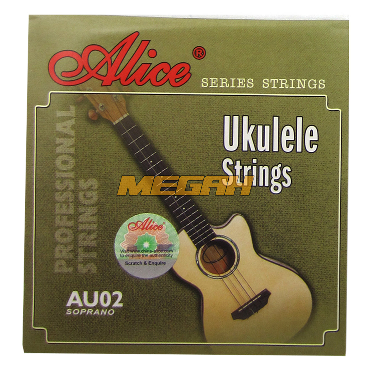 SENAR ALICE UKULELE AU02 - 4 STRING (SG204) - Megah Sport