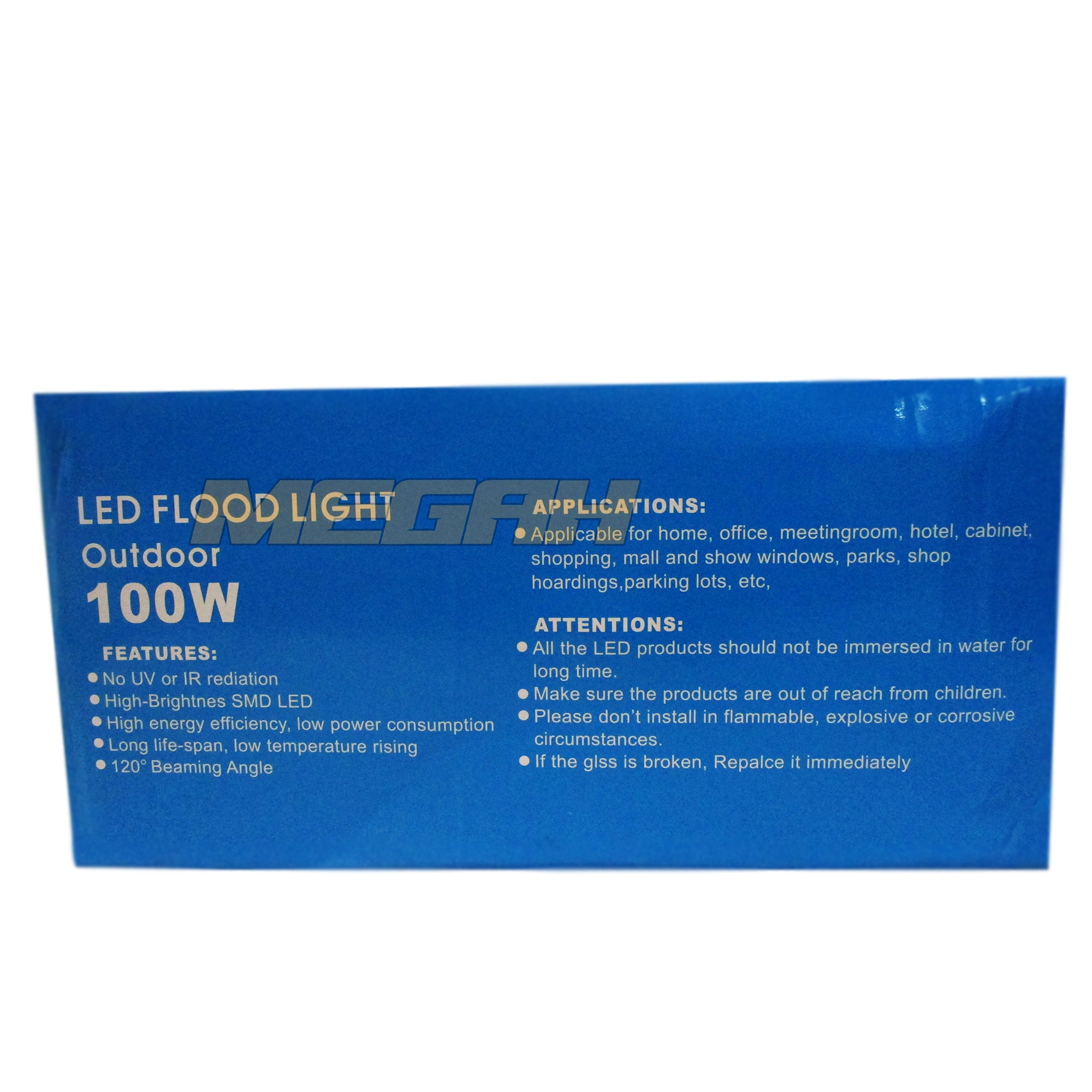 LAMPU SOROT LED OUTDOOR 100W (LS336) - Megah Sport