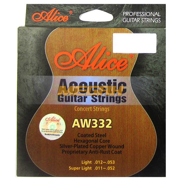 SENAR ALICE GITAR AKUSTIK AW332-L - 0.12 (SG191) - Megah Sport