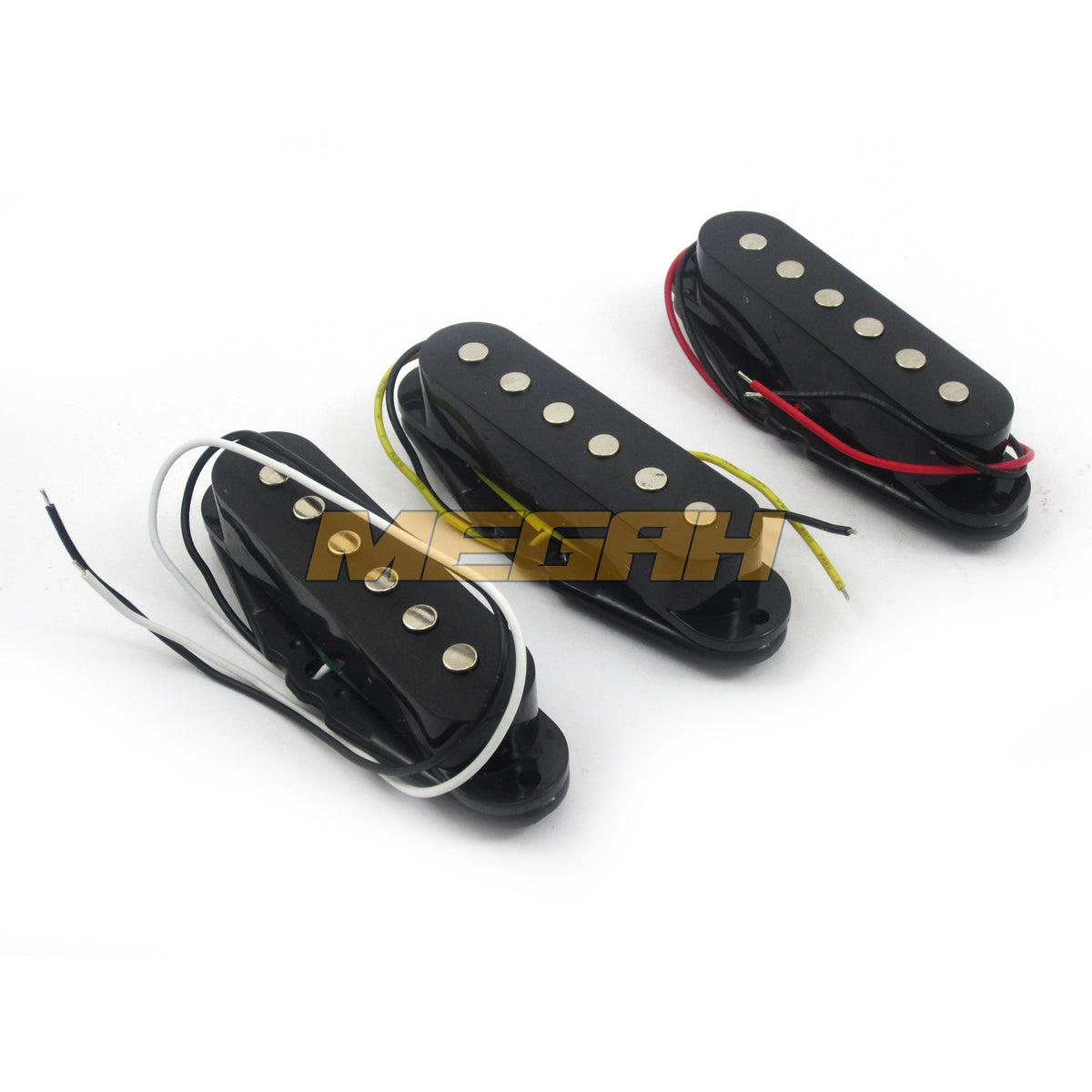 PICK UPS SINGLE 6 STRING SET (NECK, MEDIUM & BRIDGE)
