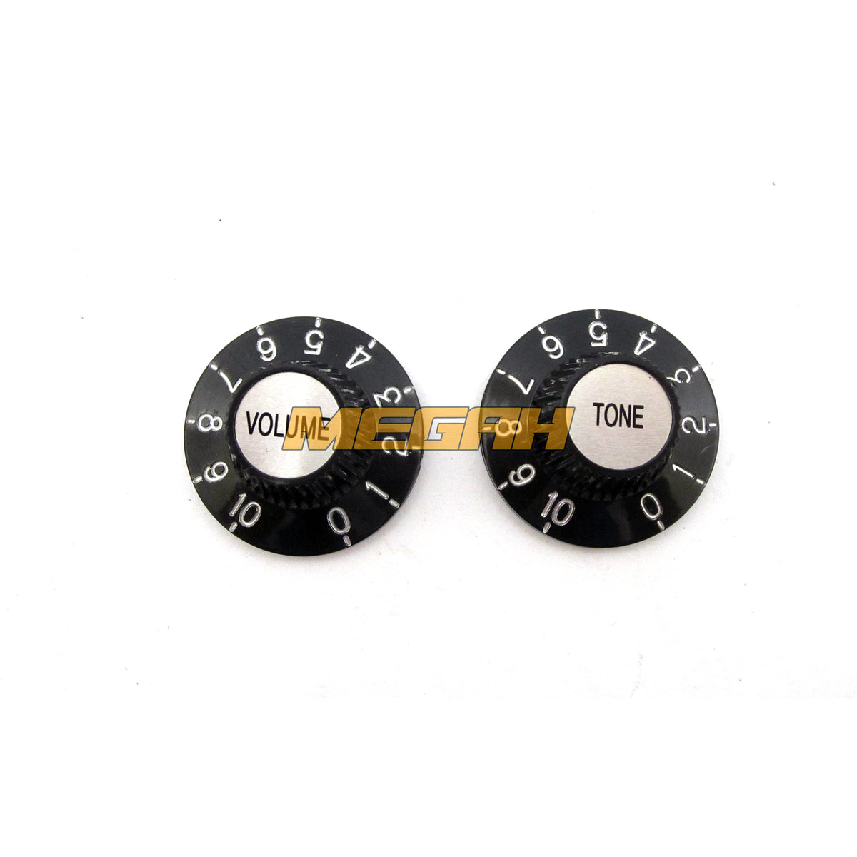 KNOB BLACK SILVER VOL.TONE (AG209) - Megah Sport Gambar utama produk