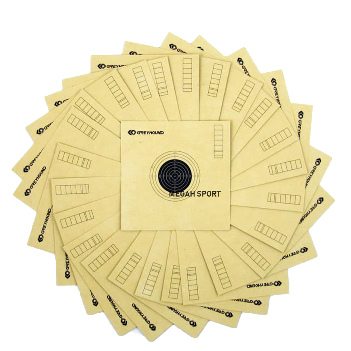 KERTAS TARGET KECIL 10 X 10 CM (PE426) - Megah Sport