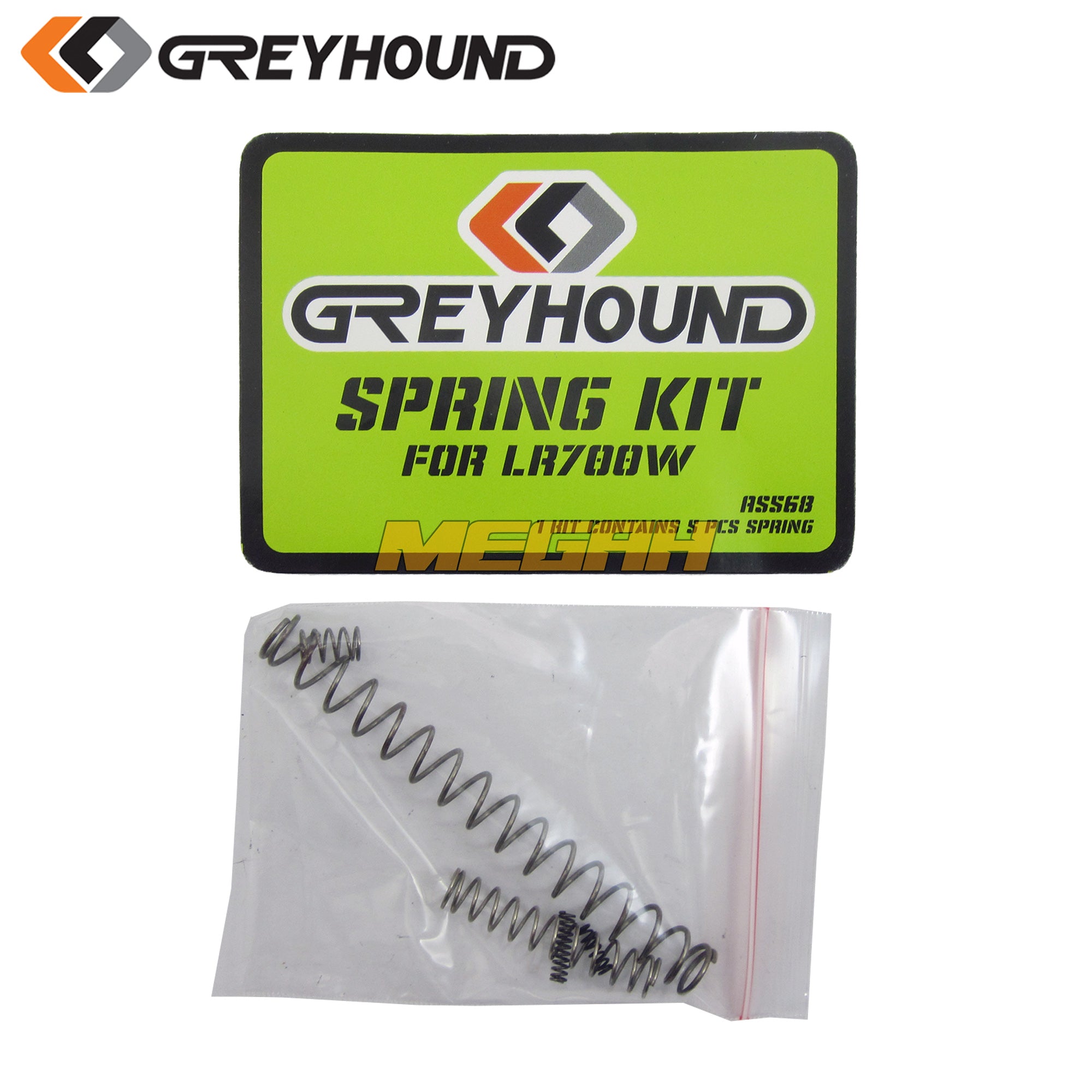 SPAREPART SPRING KIT GREYHOUND LR800W (AS568) - Megah Sport