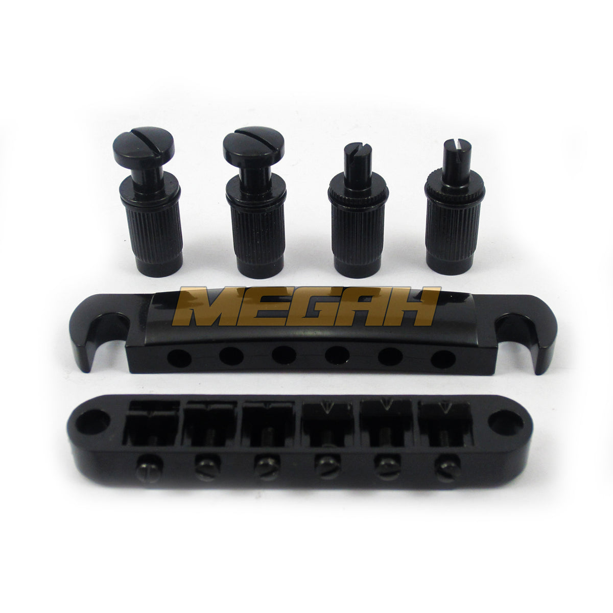 TREMOLO GIBSON 6 STRING - BLACK (AG986) - Megah Sport