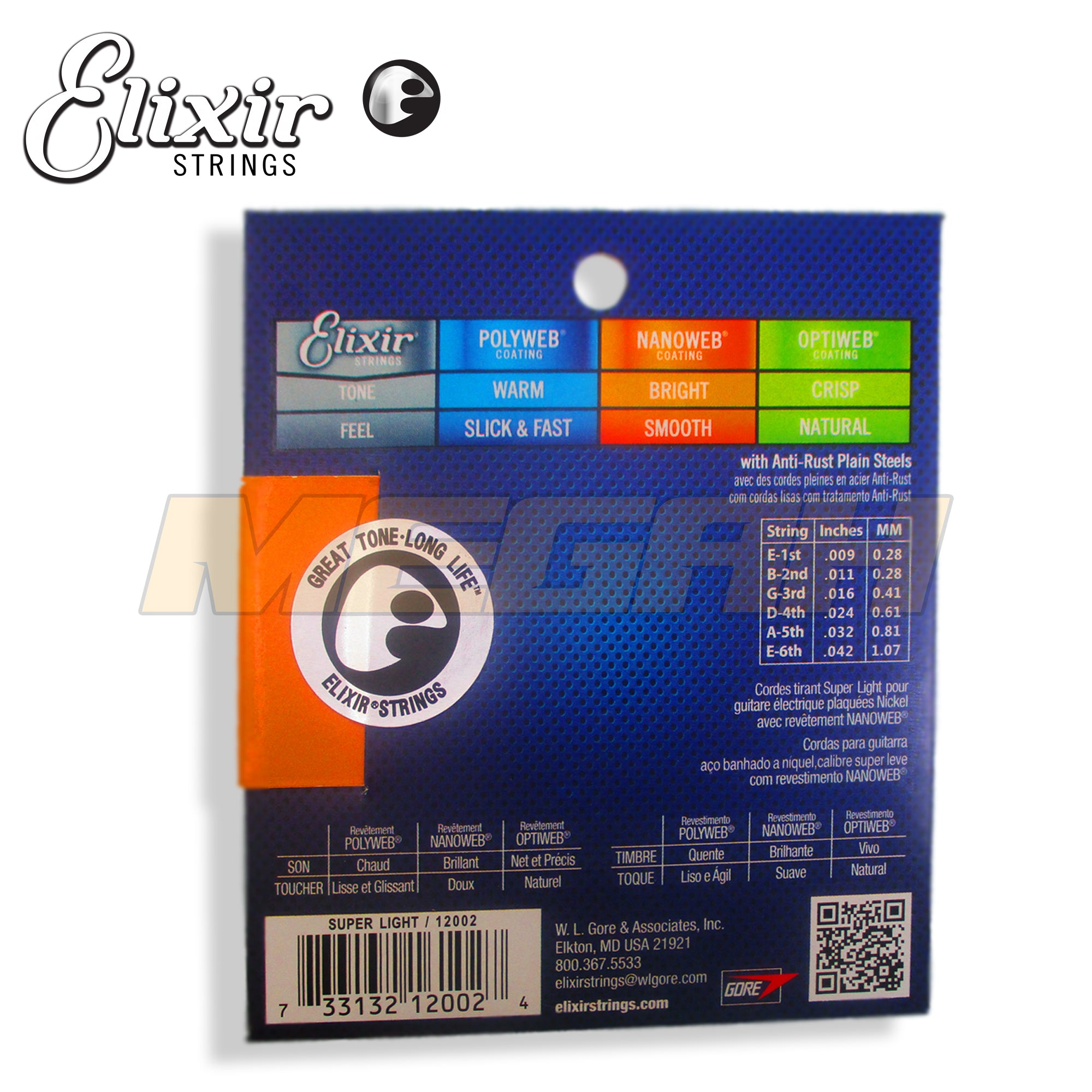 SENAR GITAR ELIXIR ELECTRIC (SG086) - Megah Sport