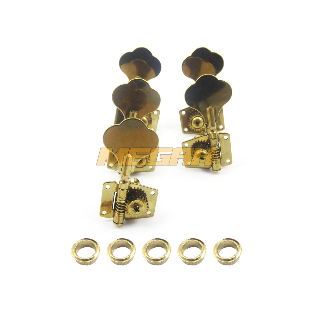 DRYER JAZZ BASS 5 STRING R3+L2 - GOLD (AG677) - Megah Sport