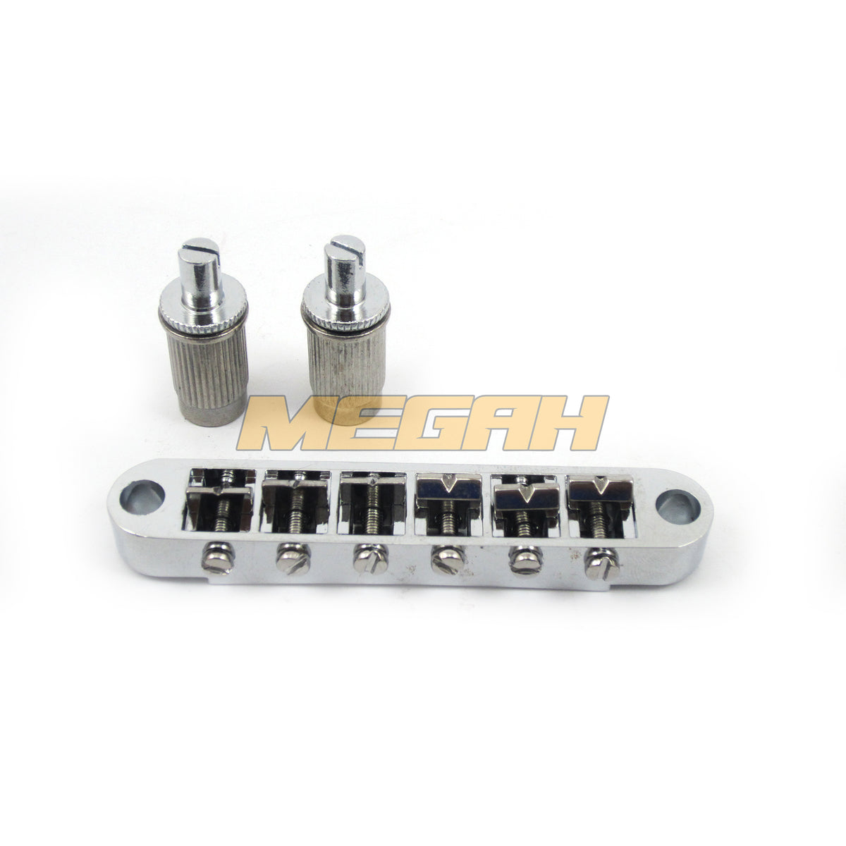 TUNE-O-MATIC 6 STRING - CHROME (AG092) - Megah Sport