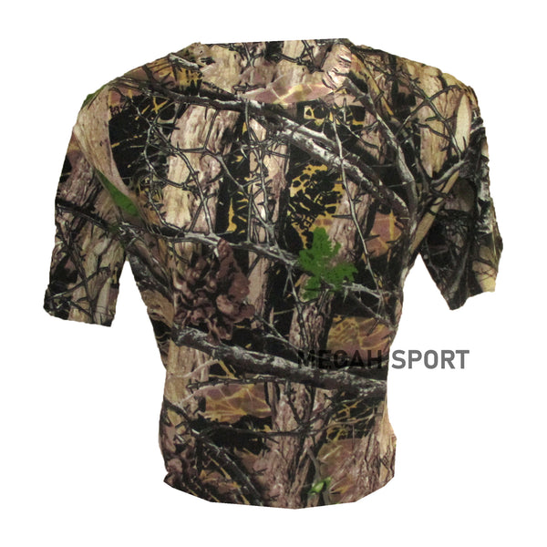 KAOS TANGAN PENDEK STRETCH CAMO (KS083) - Megah Sport