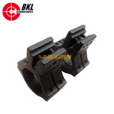 MOUNTING BKL-301 MATTE BLACK & SILVER (MT703) - Megah Sport