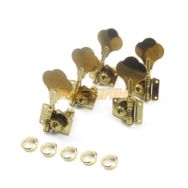 DRYER JAZZ BASS 5 STRING R3+L2 - GOLD (AG677) - Megah Sport