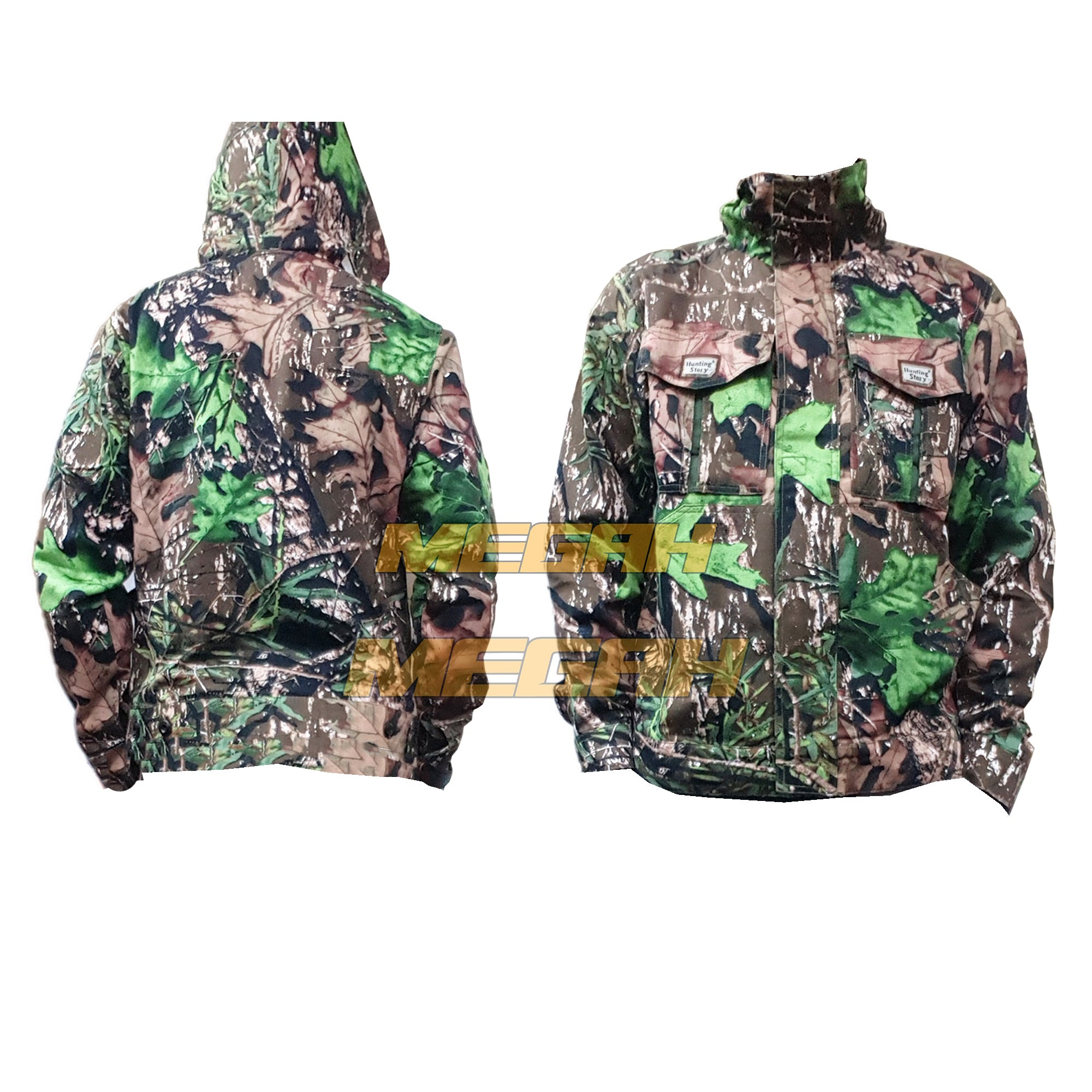 JAKET HUNTING STORY KAMUFLASE (JK049) - Megah Sport