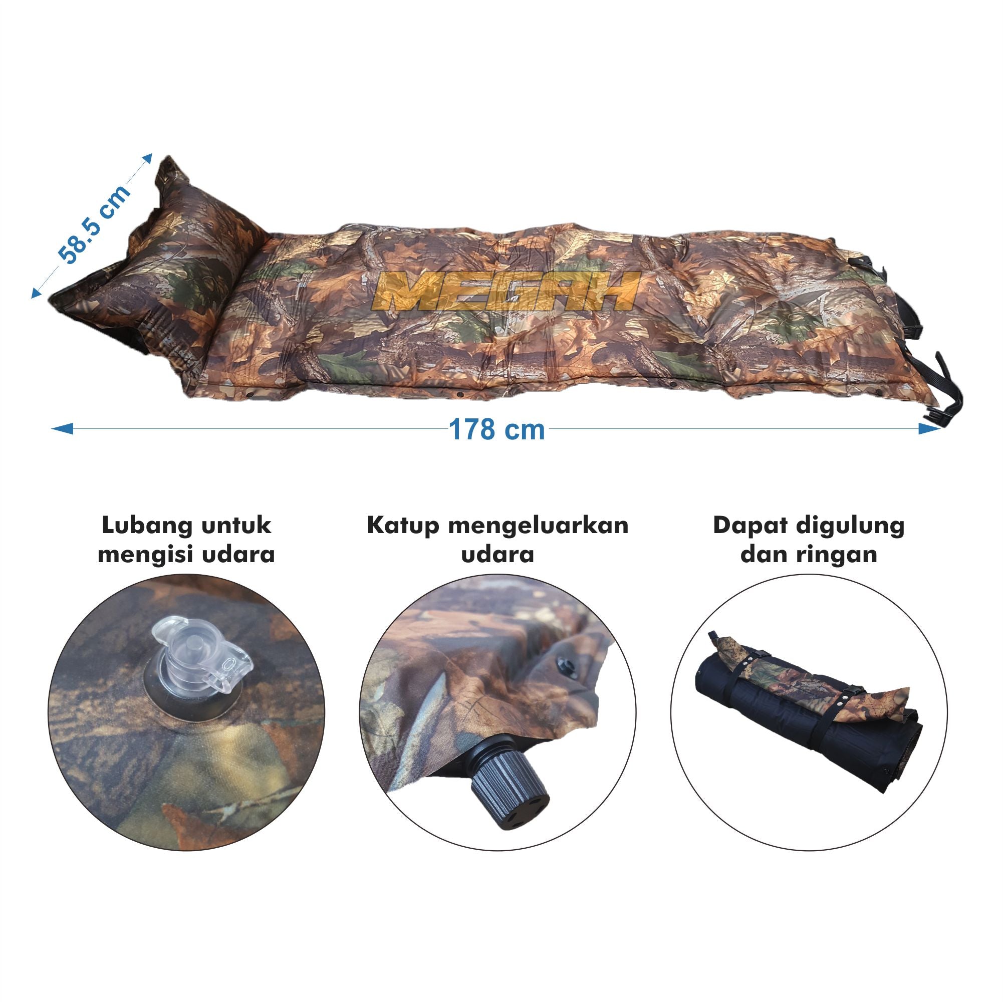 KASUR CAMO IMPORT (LA125) - Megah Sport