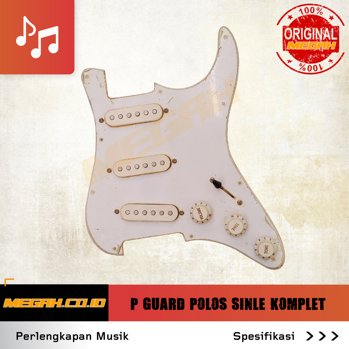 P GUARD POLOS SINGLE KOMPLIT