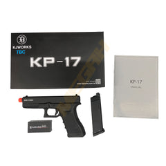 KJW G17 TBC BLACK - AIRSOFT GUN