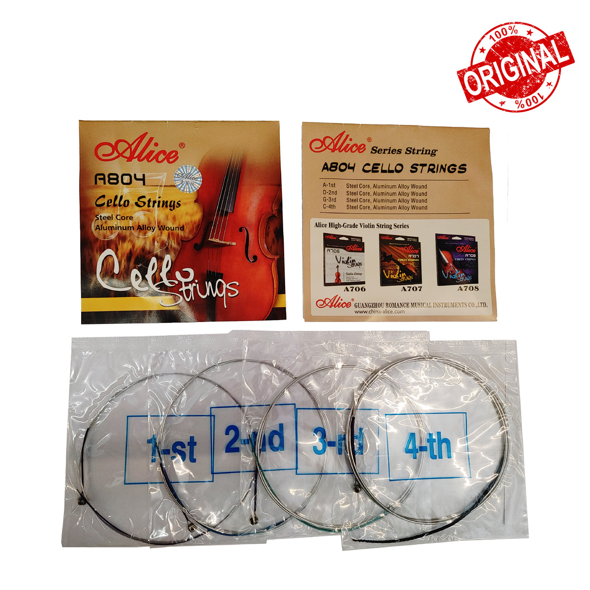 SENAR ALICE CELLO A804 - 4 STRING (SG036)