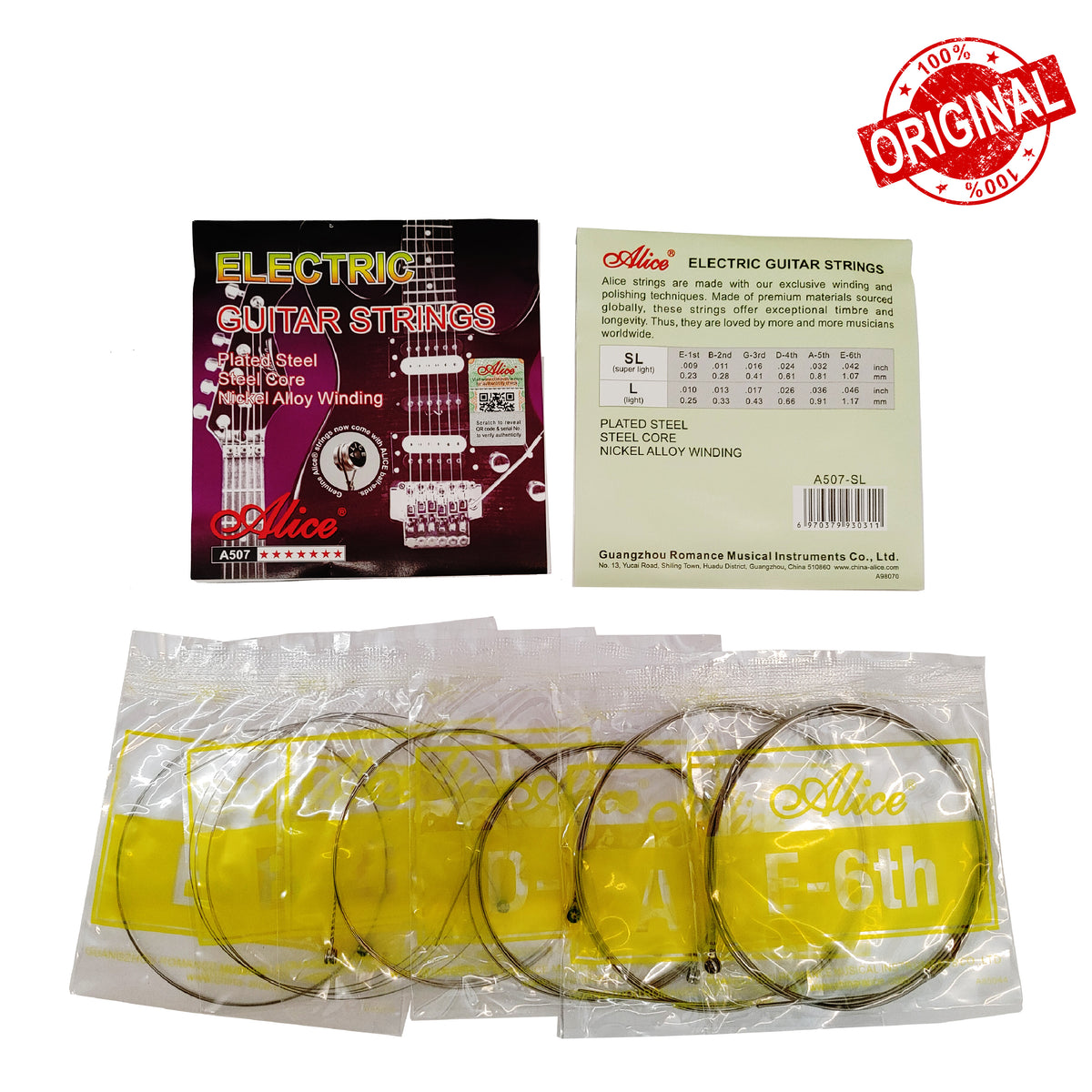 SENAR GITAR ELEKTRIK ALICE A507SL