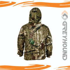 KAOS GREYHOUND CAMO KATUN T. PANJANG TOPI (DARKWOOD) - XXL XXXL