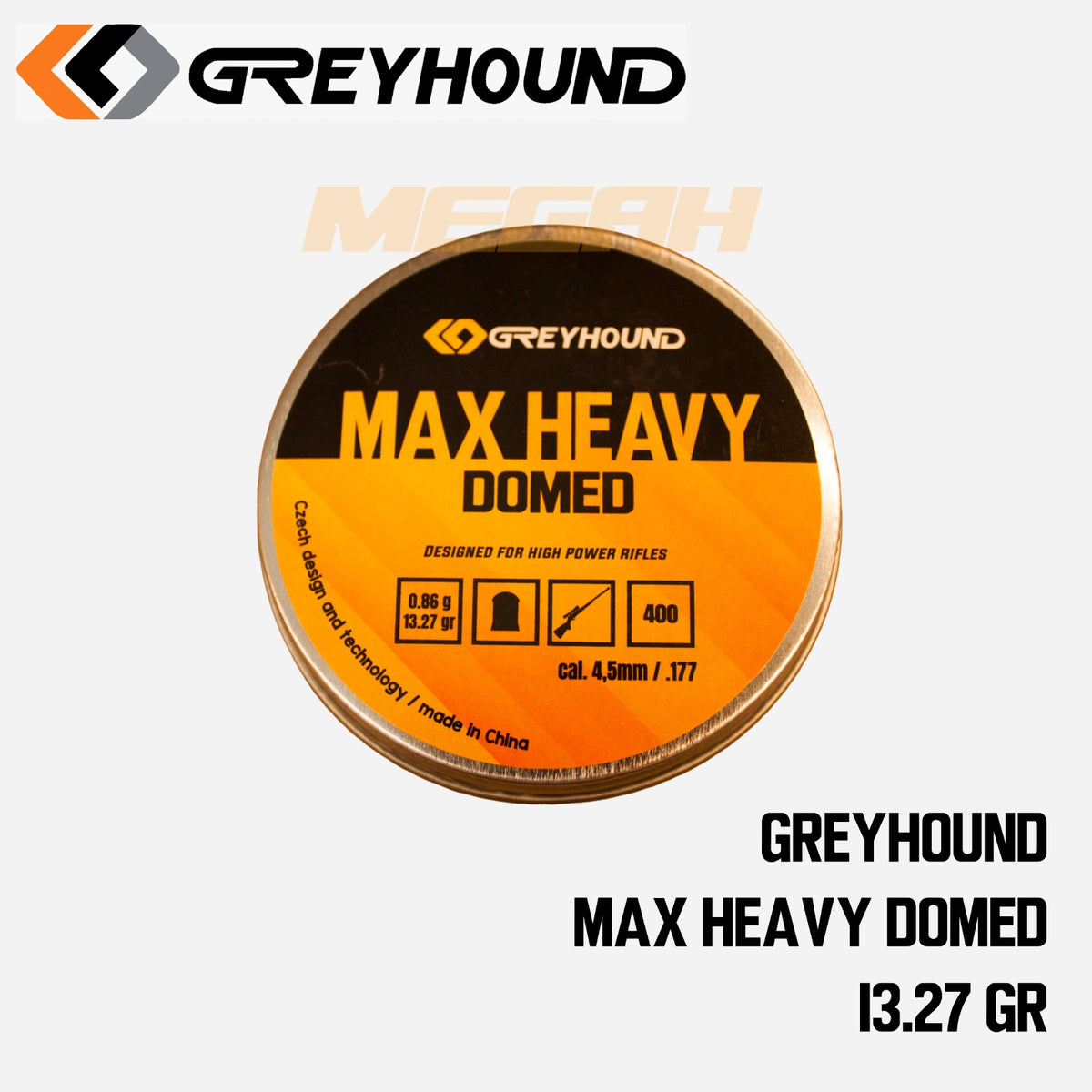 MIMIS SENAPAN ANGIN GREYHOUND MAX HEAVY DOMED 13.27 GR Gambar utama produk