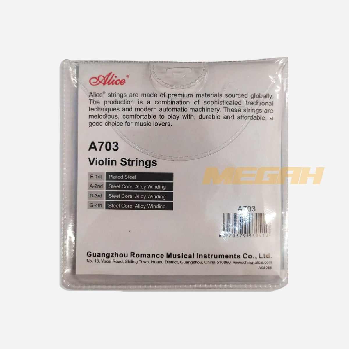 SENAR BIOLA ALICE 4 STRING A703