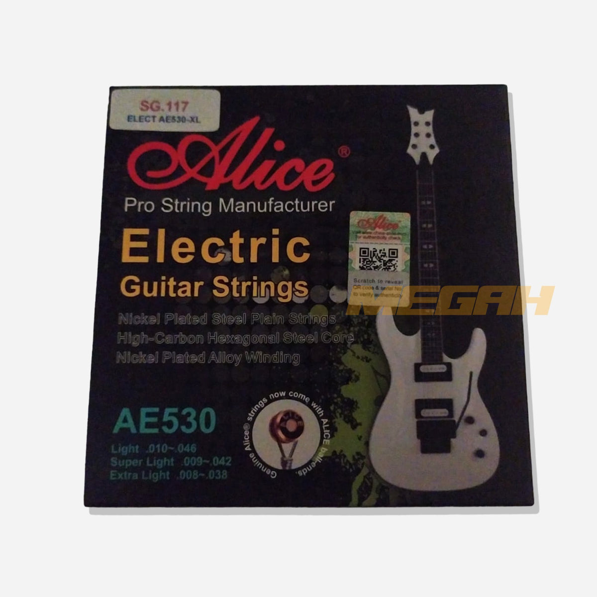 SENAR GITAR ELEKTRIK ALICE AE530XL (SG117)