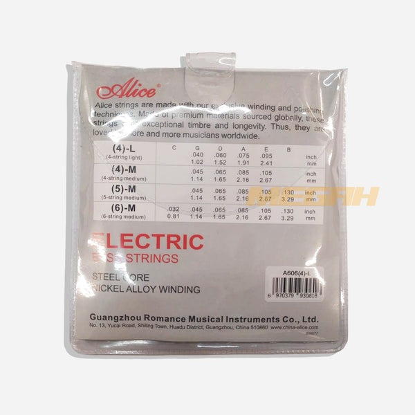 SENAR GITAR ELEKTRIK BASS ALICE A606-M - 4 STRING