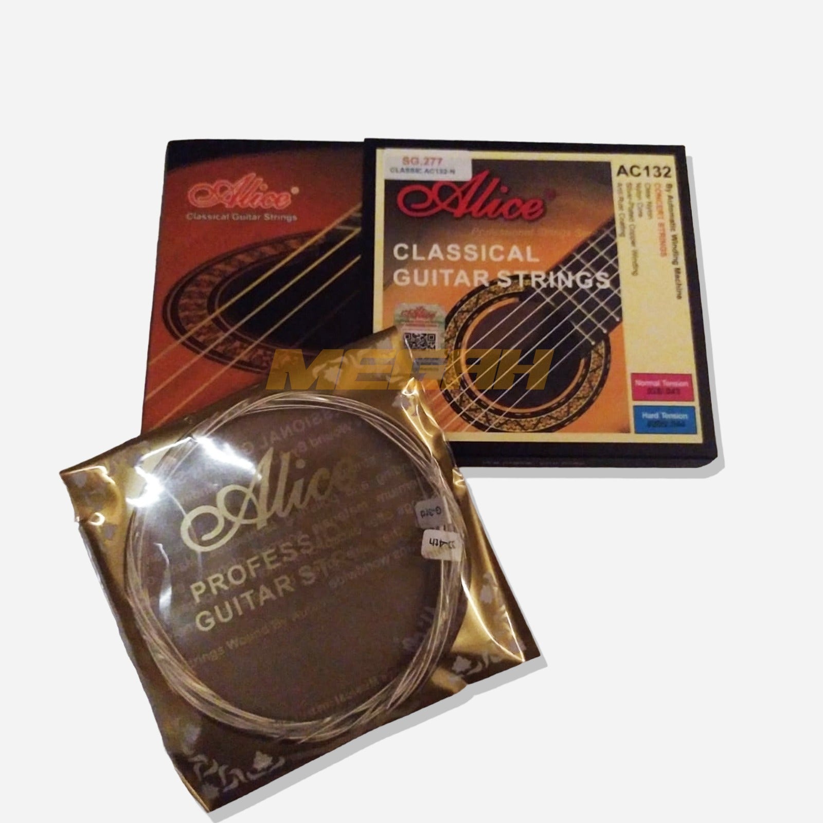 SENAR GITAR CLASSIC ALICE AC132N - CLEAR NYLON Gambar sekunder produk