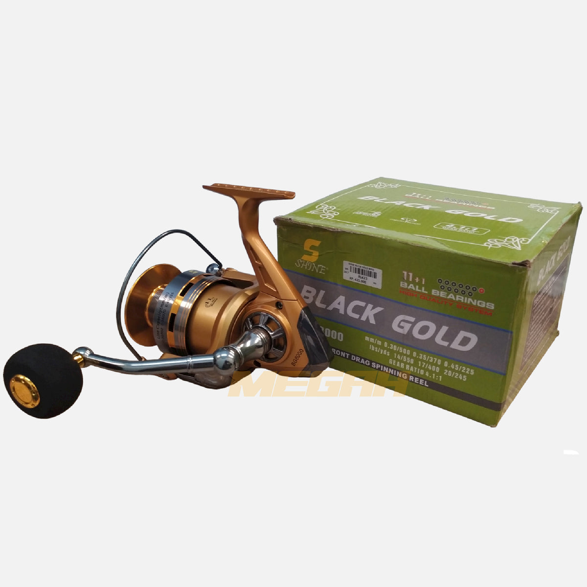 REEL PANCING SHINE BLACK GOLD 8000 (RL423)