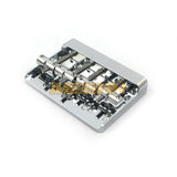 BRIDGE FIX BASS 4 STRING - BLACK/CHROME (AG990) - Megah Sport